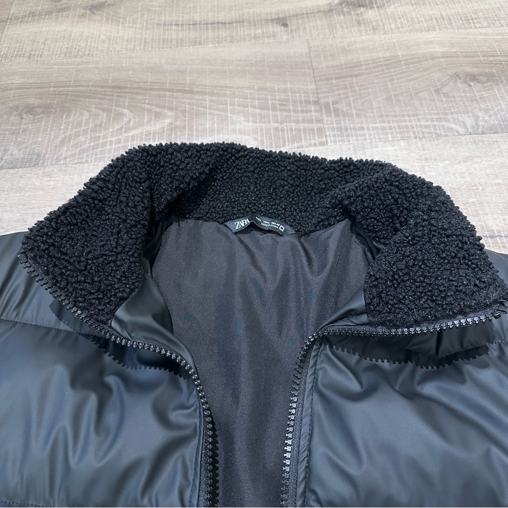 Zara Men Black Puffer Jacket - Picture 5 of 5